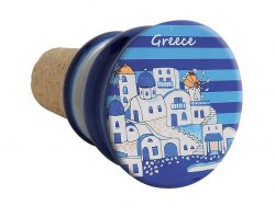 Kurk voor wijnfles Grieks dorp