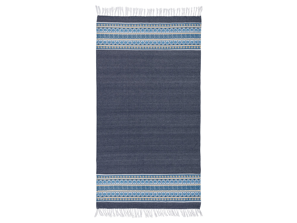 Griekse hamam handdoek pareo donkerblauw